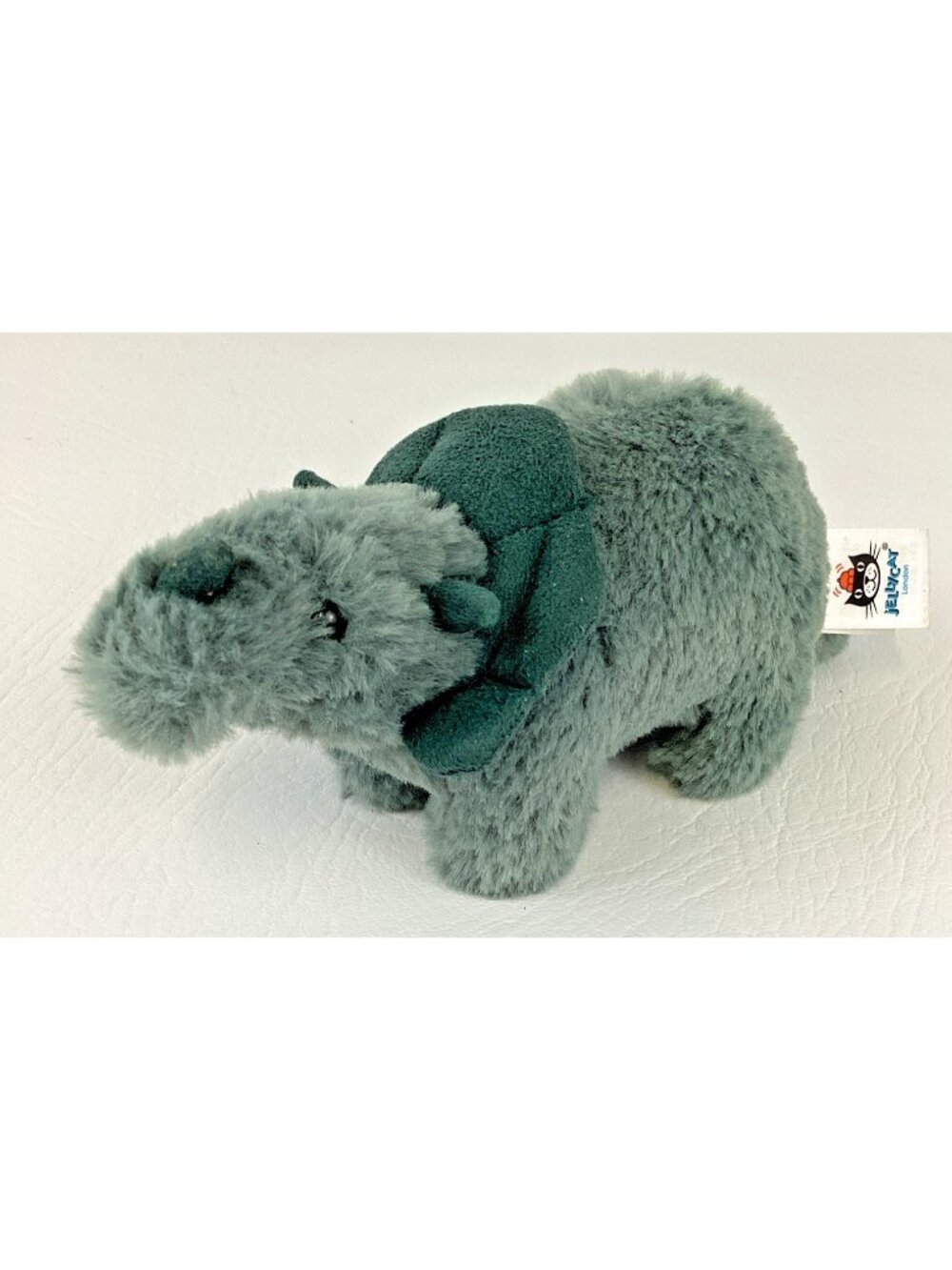 Jellycat Mini Fossilly Triceratops Dino Dinosaur 7" Plush Bean Stuffed Animal